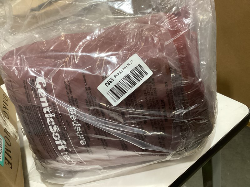 Condition photo showing Good Condition for Bedsure Cotton Duvet Cover King - 100% Cotton Waffle Weave Maroon Red Duvet Cover King Size, GentleSoft™ and Breathable Bedding Set for All Season, 3 Pieces, 104"x90" King (104" x 90") 08 - Maroon Red (No Comforter)