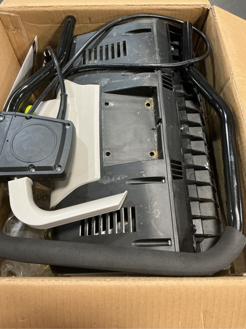 Condition photo showing As Is for Electric Snow Shovel, 12-Amp Snow Blower 17" Wide & 6" Deep Clearing, Throws Snow 20 FT, Corded Snow Shovel Removal Tool with Adjustable Chute for Driveways, Sidewalks, Patios, Winter Storm Removal 17" Corded Power