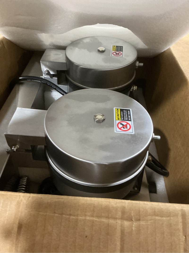 Condition photo showing Good Condition for 110v 2600w commercial double waffle maker,non-stick commercial waffle baker,stainless steel belgian waffle iron for restaurant party food stall, bakery snack bar family