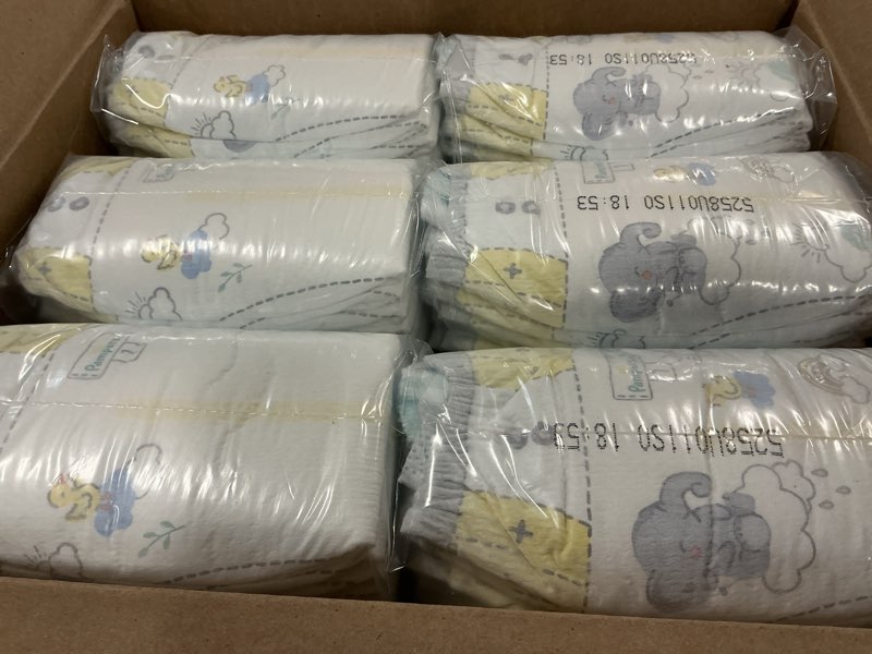 Condition photo showing New/Like New for Pampers Swaddlers Diapers, Size 1 (8-14 lbs), 198 Count, Absorbent, Keeps Baby Dry and Comfortable, Skin Safe Disposable Baby Diaper (Packaging May Vary)