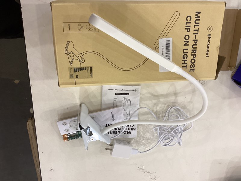 Glocusent 5W Clip On Light, 38 LED Eye Caring Book Lights for Reading at Night - 5 Color & 5 Brightn