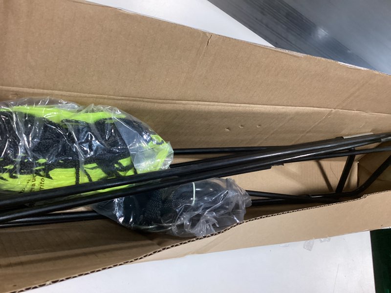 Condition photo showing New/Like New for Franklin Sports Blackhawk Backyard Soccer Goal - Portable Pop Up Soccer Nets - Youth + Adult Folding Indoor + Outdoor Goals - Multiple Sizes + Colors 4' x 3' Optic Yellow