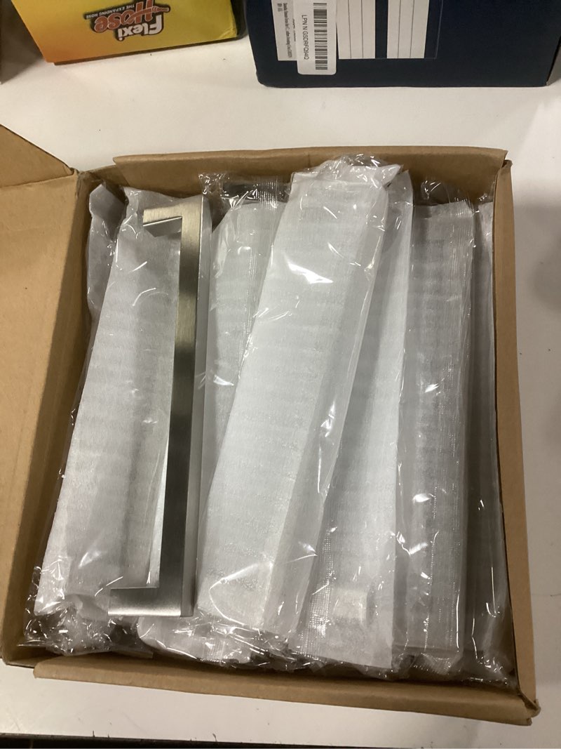 homdiy 25 Pack 7-1/2 Inch Brushed Nickel Cabinet Pulls Square Dresser Handles Stainless Steel Hardwa
