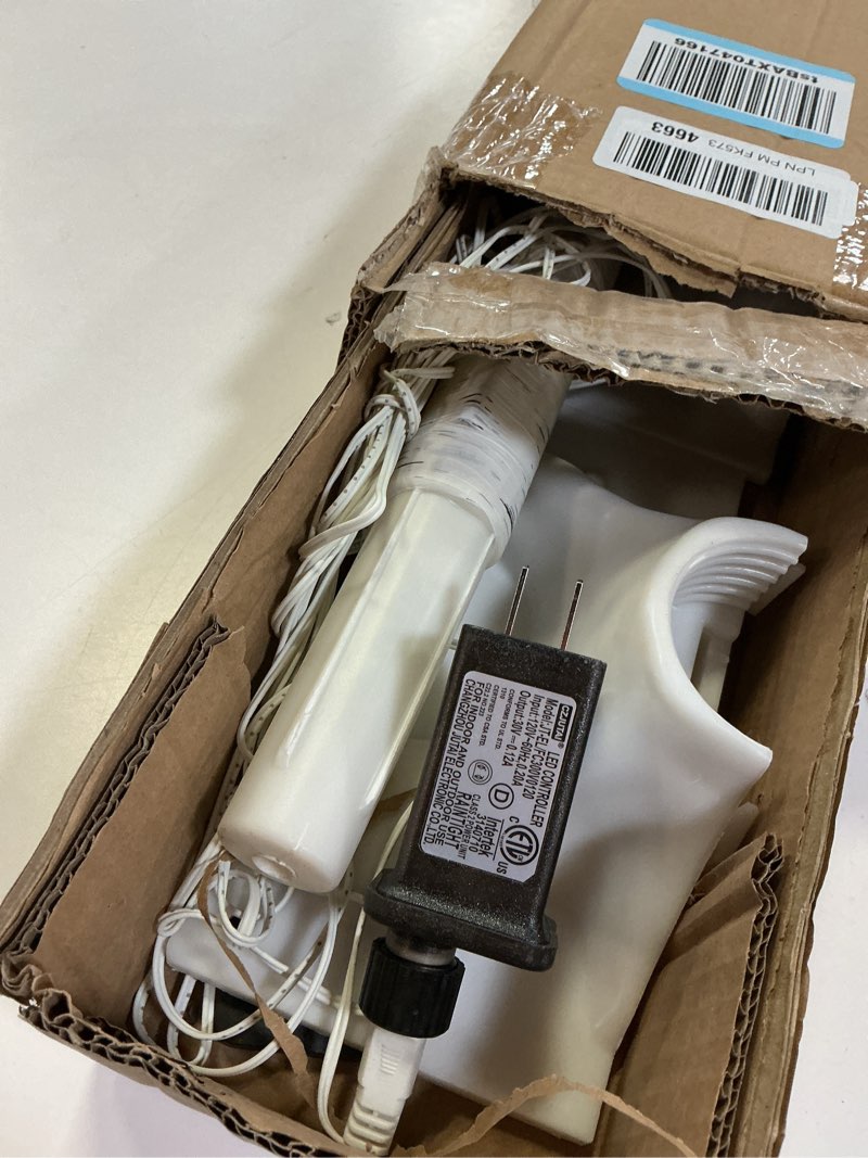 Condition photo showing Good Condition for Lighted Birch Tree, 6ft 96LED Birch Tree Lights,Artificial Twig Tree Light 9Modes Timer for Indoor Outdoor Christmas Halloween Easter Tree Home Party Wedding Decor,Warm & Cool White