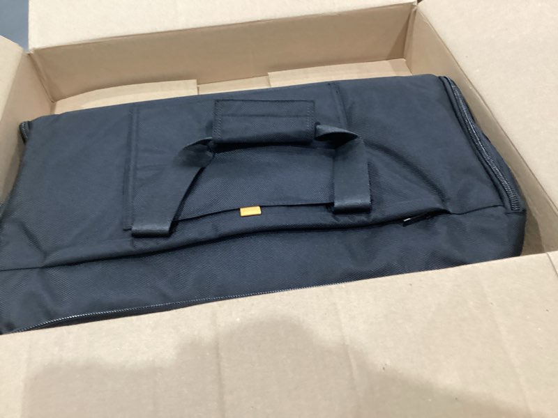 Condition photo showing Good Condition for halfday convertible 2-in-1 premium garment duffel weekender bag 45l | wrinkle-free travel, hanging suit compartment, shoe pockets, trolley sleeve. balistic nylon carry-on, jet jet premium, 45l