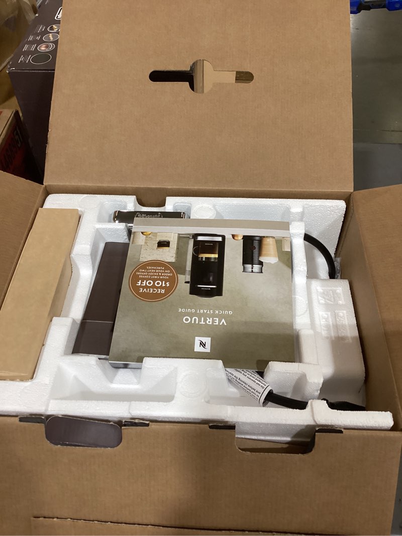Condition photo showing New/Like New for nespresso vertuo coffee and espresso maker by de'longhi - graphite metal