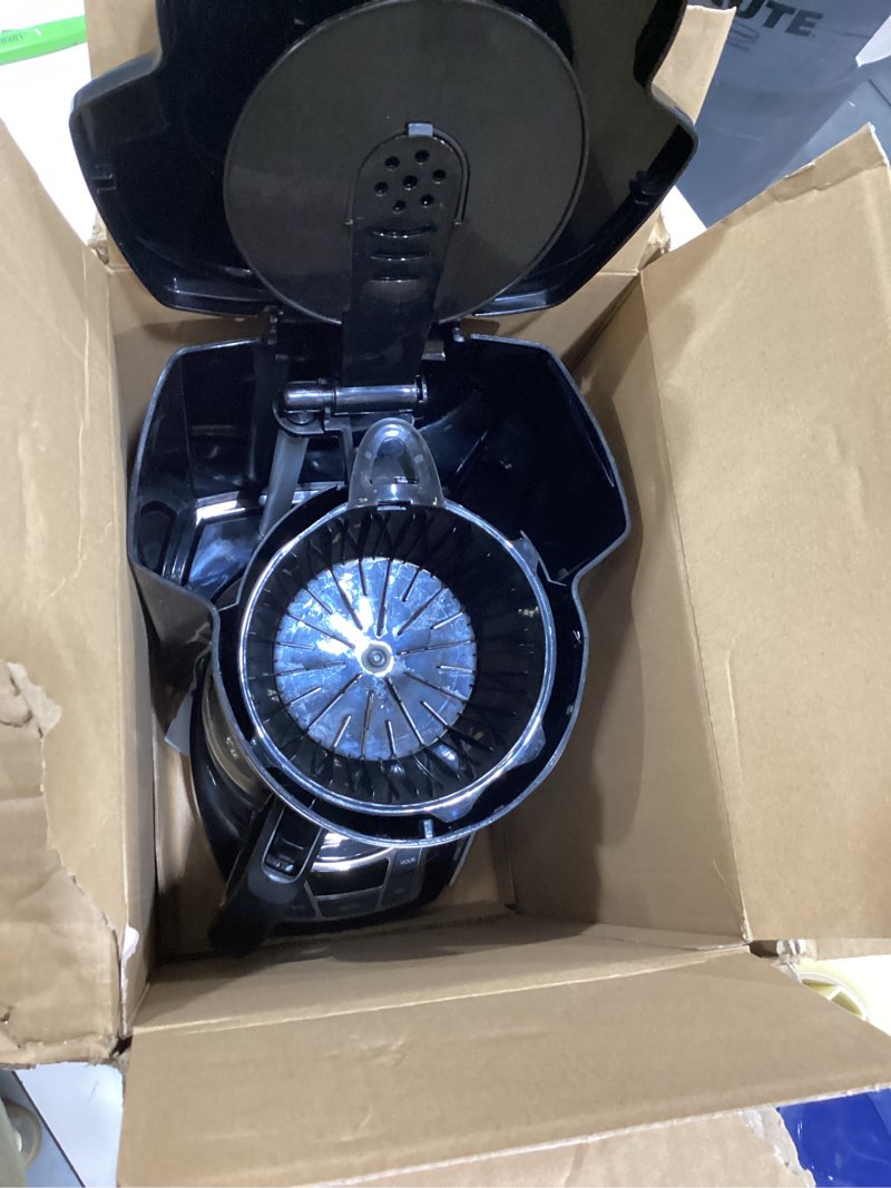 Condition photo showing Good Condition for BLACK+DECKER 12-Cup Digital Coffee Maker, Programmable, Washable Basket Filter, Sneak-A-Cup, Auto Brew, Water Window, Keep Hot Plate, Black Black coffeemaker