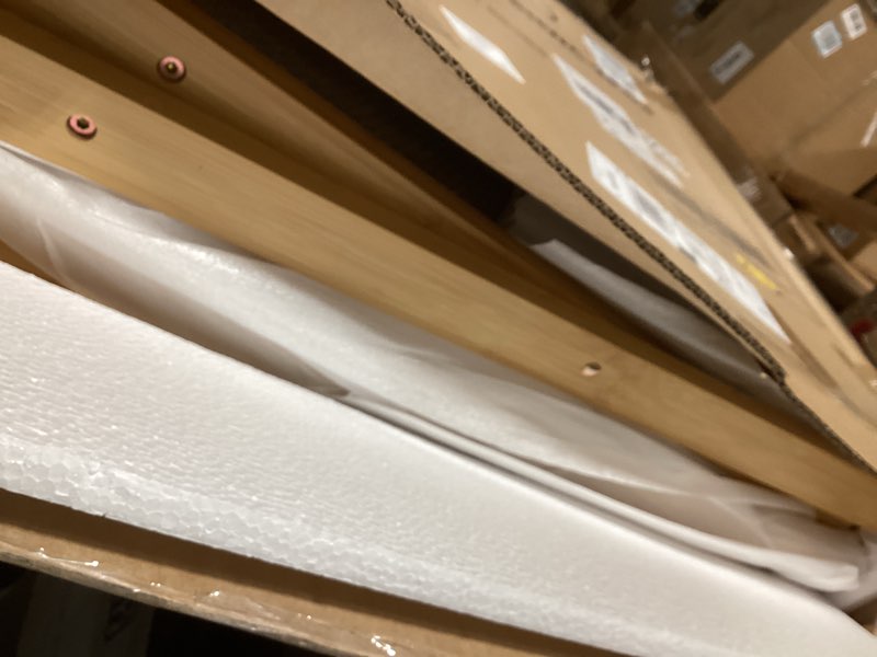 Condition photo showing Good Condition for Fully Assembled Luggage Racks Pack of 2, Bamboo 26.77" Folding Luggage Rack Stand for Guest Room, 5 Nylon Straps, Suitcase Stand with Storage Shelf for Bedroom Hotel, Heavy Duty, Natural Natural 2 Pcs