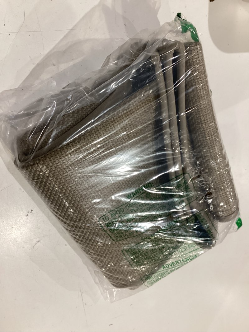 Condition photo showing Good Condition for l shaped rug corner kitchen rugs non slip washable mat, l-shaped rug super absorbent corner kitchen mats rubber waterproof corners area runner kitchen sink floor mat (khaki right-l, 31.5?x47.2?x17.7?) 2'8" x 3'11" (l-shape) khaki right-l