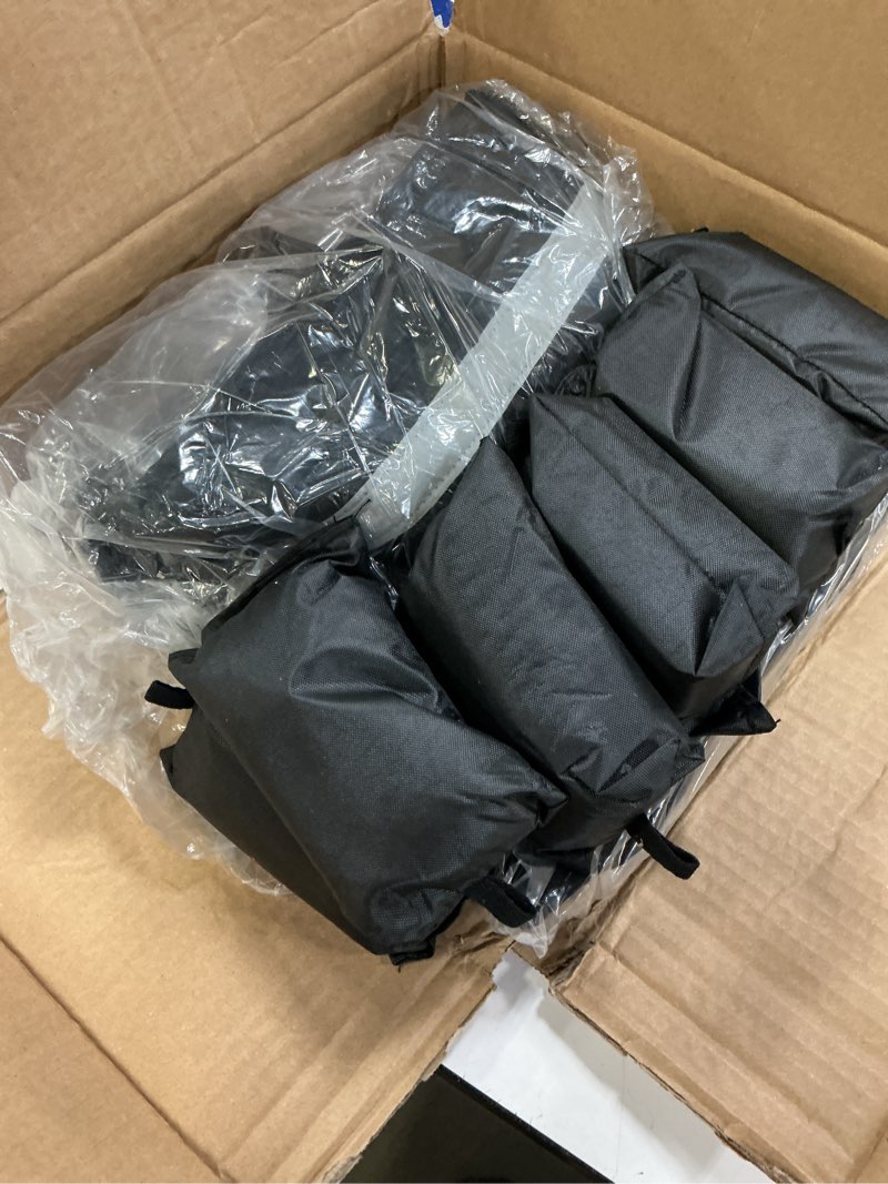 Condition photo showing Good Condition for adjustable weighted vest for women and men, 4-11lb/11-18lb/20-32lb weight vest with 6 ironsand bags, storage pocket and reflective stripes for walking, workout and strength training