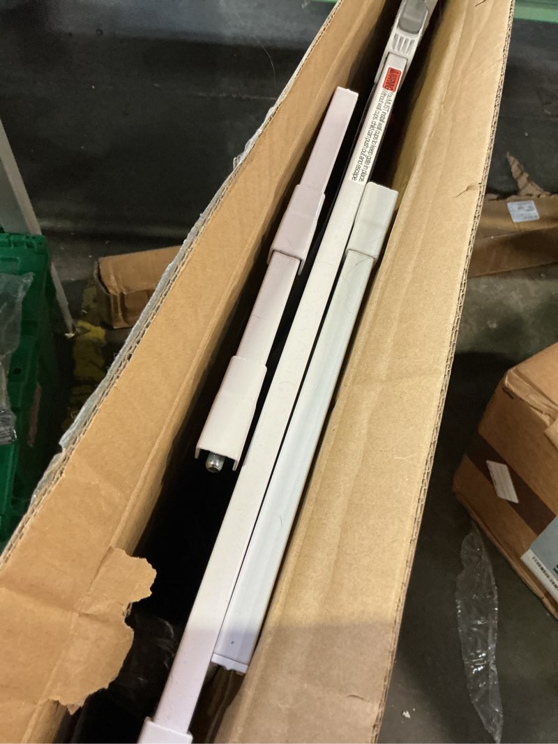 Condition photo showing Good Condition for 29-53" baby gate for stairs, baby safety essentials, auto close gate for doorways, easy install pressure mounted dog gate indoor, pet gates for dogs, white white 29-53"w×30"h