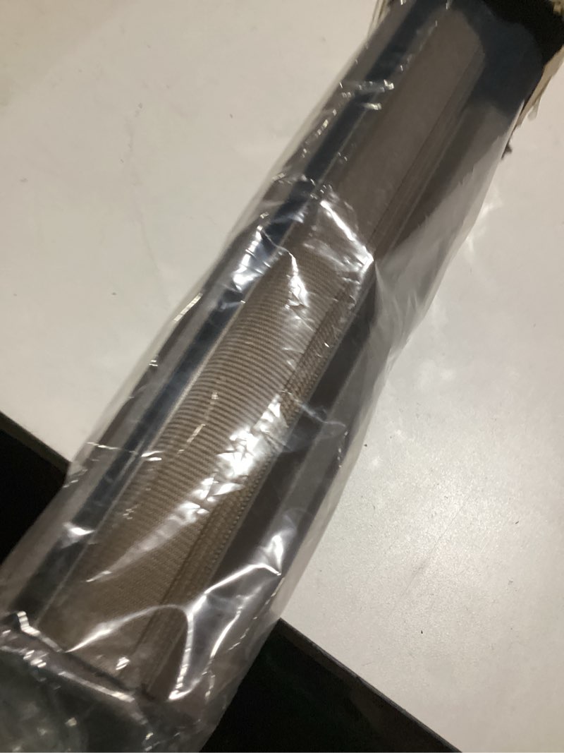 Condition photo showing Good Condition for Joydeco Cordless Zebra Blinds for Windows, Dual Layer Light Control Window Blinds with Light-Proof Aluminum Cover, Free-Stop Roller Shades for Home & Office (Coffee,43" W x 75" H) Upgrade- Coffee (Aluminum Cover) 43"W x 75"H