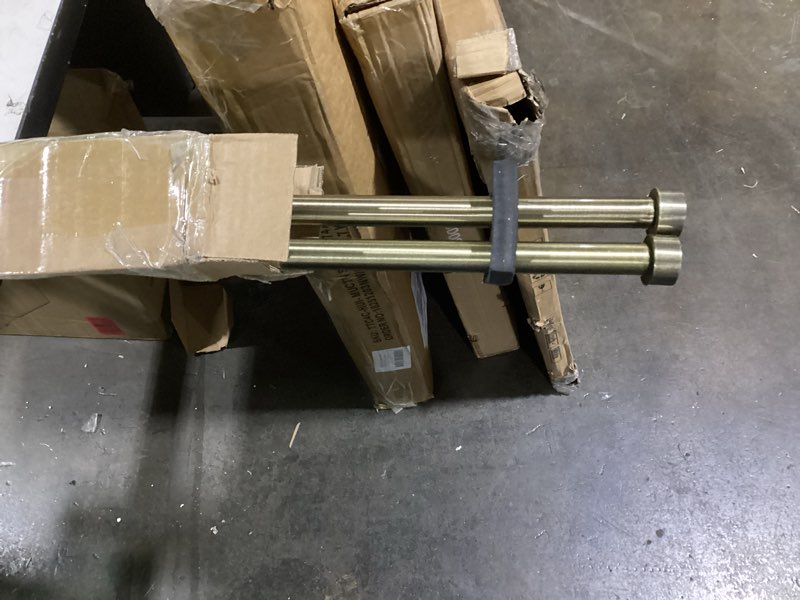Condition photo showing Good Condition for 2-Pack Curtain Rod for Windows 48-84",Adjustable Window Curtain Rods with Premium Aluminum End Cap Finials and Full Surround Brackets,3/4"(0.062Feet) Diameter,Antique Bronze Drapery Rods for Curtains 48-84" Antique Bronze