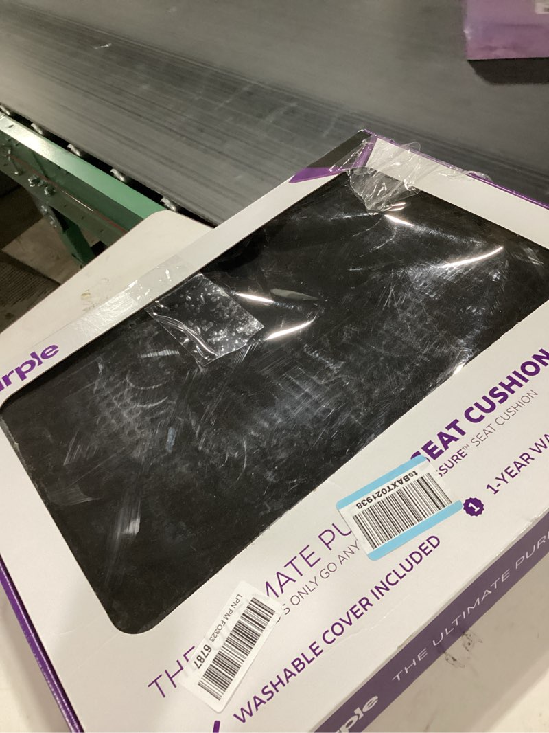 Condition photo showing Good Condition for Purple Ultimate Seat Cushion | Pressure Reducing Grid Designed for Ultimate Comfort | Designed for G