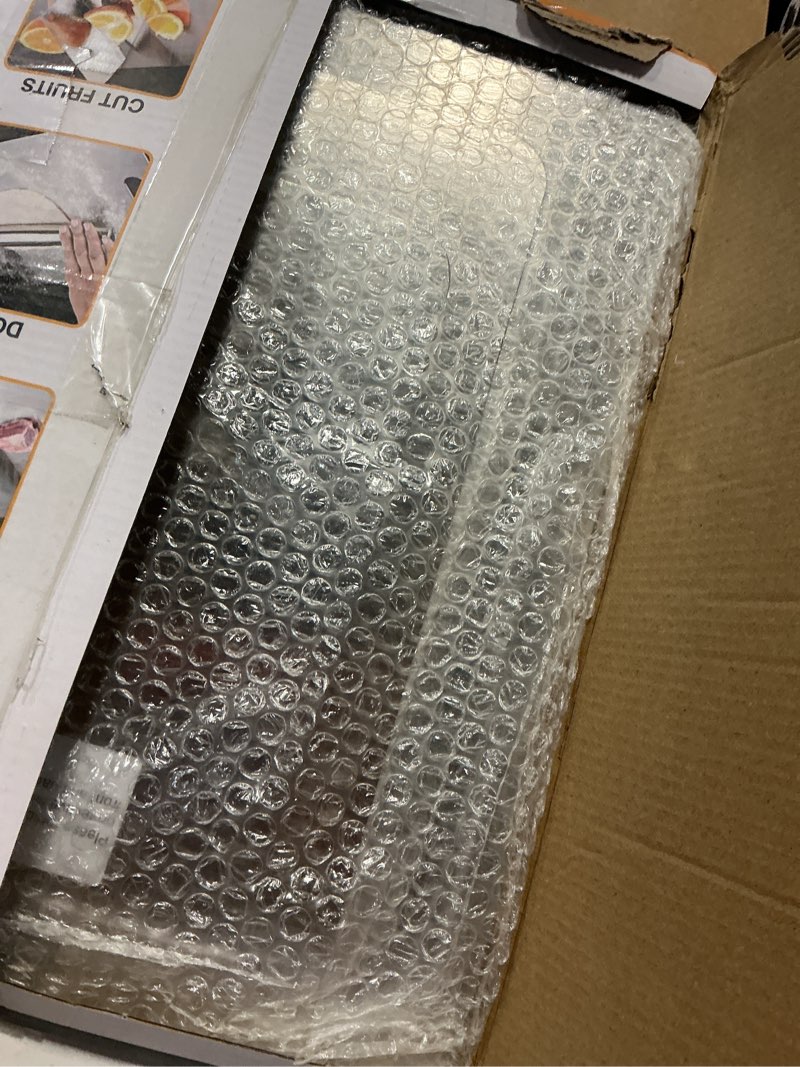 Condition photo showing New/Like New for gnel titanium cutting board for kitchen, titanium cutting boards set of 3, food grade quality, easy 