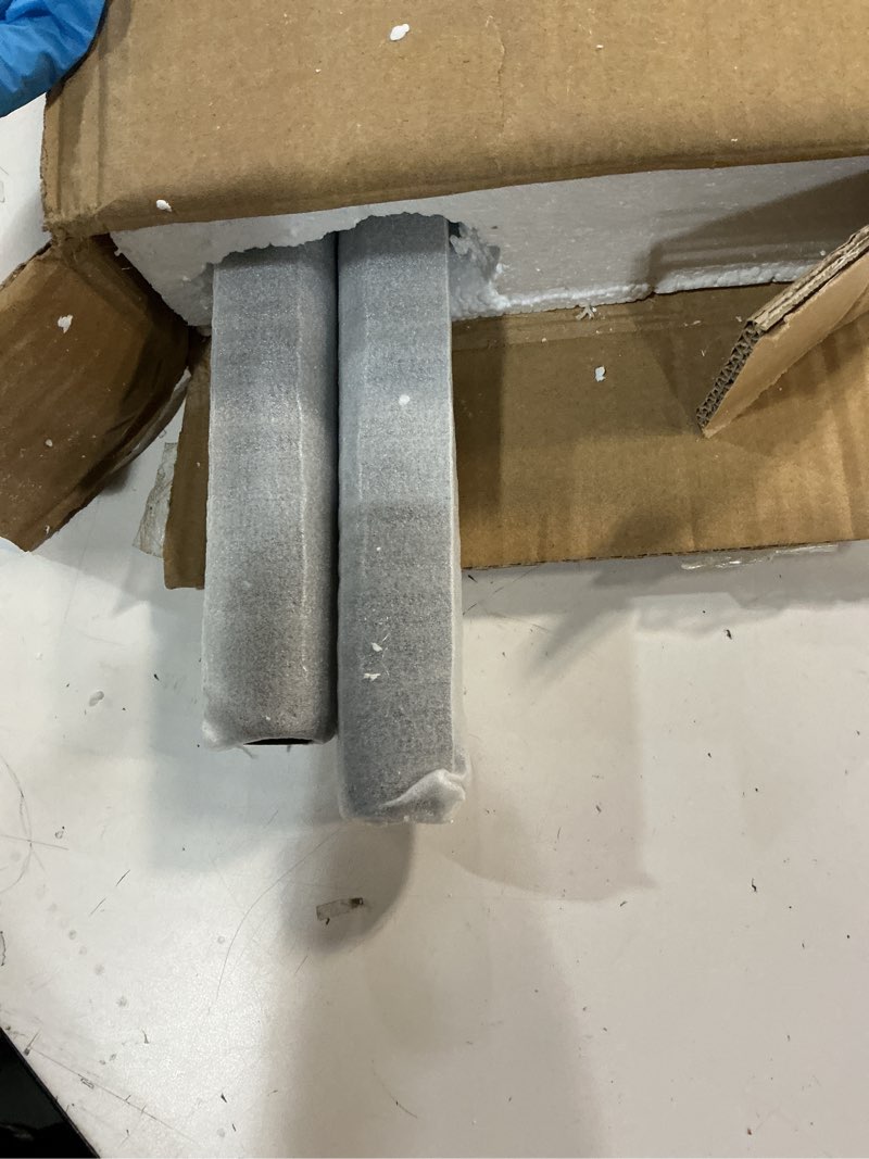 Condition photo showing Good Condition for Handrails for Outdoor Steps 5FT, Galvanized Steel Handrails for Indoor Stairs Easy to Install, Iron Balusters Hand Railing Indoor Outdoor for Household or Commercial Buildings 5 Feet Galvanized Steel