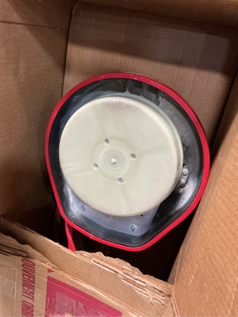 Condition photo showing As Is for Oreck Commercial Orbiter Hard Floor Cleaner Machine, Multi-Purpose Floor Cleaning, Random Orbital Drive, Wide Cleaning Path, 50-Foot Long Cord, ORB550MC, Gray/Red
