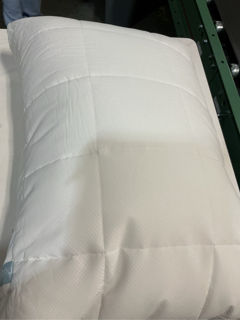 Condition photo showing Good Condition for Nuzzle Cooling Adjustable Pillow for Side Sleepers, Luxury Standard Size Set of 2 Bed Pillow Hotel Collection - Best Adjust Height Soft Firm Pillow for Back, Stomach or Side Sleepers - Home Gifts Standard SIze (Set of 2) White
