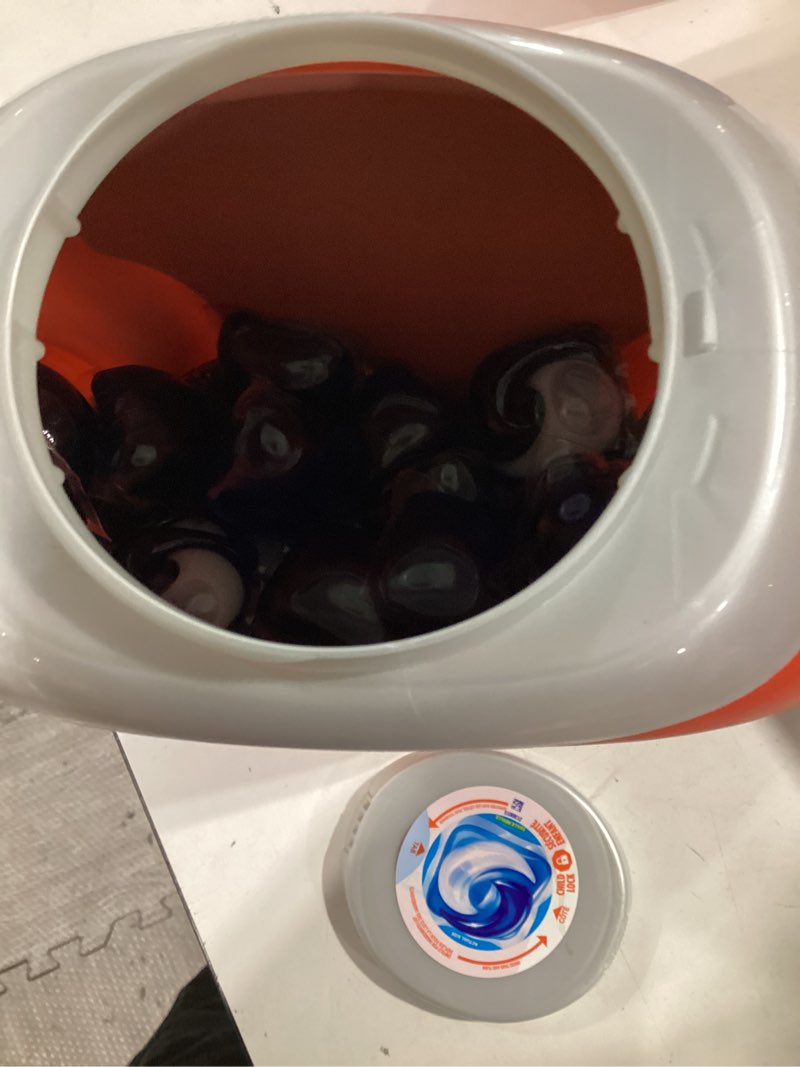 Condition photo showing Good Condition for tide 4-in-1 ultra oxi pods laundry detergent pacs, 85 count, he compatible, built in pre-treater for stains original 85 count (pack of 1)