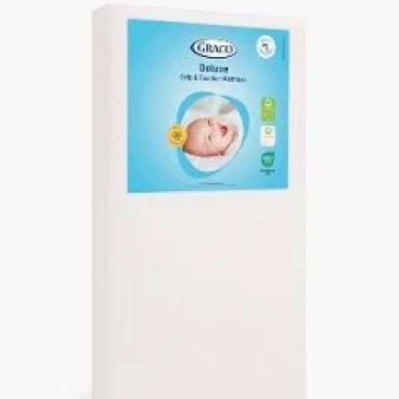 Graco Premium Crib & Toddler Mattress – GREENGUARD Gold Certified, Machine-Washable OEKO-TEX STANDAR