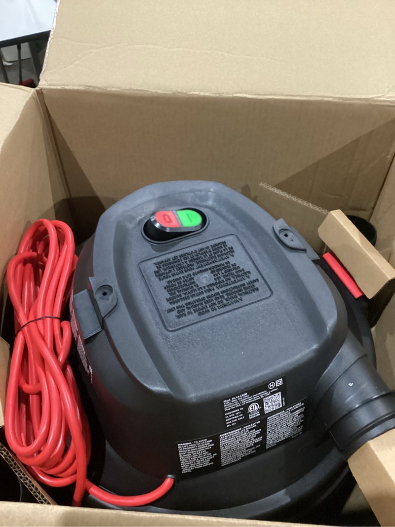 shop-vac 10-gallon 4.5 hp corded wet/dry shop vacuum with accessories included
