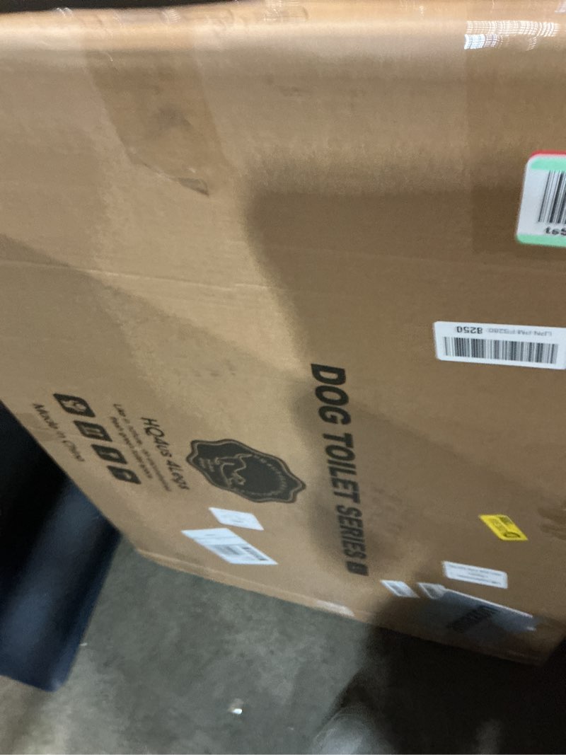 Condition photo showing New/Like New for HQ4us Dog Pee Pad Holder Tray with Grate 34”×23”, Large Dog Litter Box Toilet, Puppy Pee Pad Holder, Less Mess, Dog Potty Indoor Outdoor for Balcony L - 34”×23” for 30-60lbs Dog