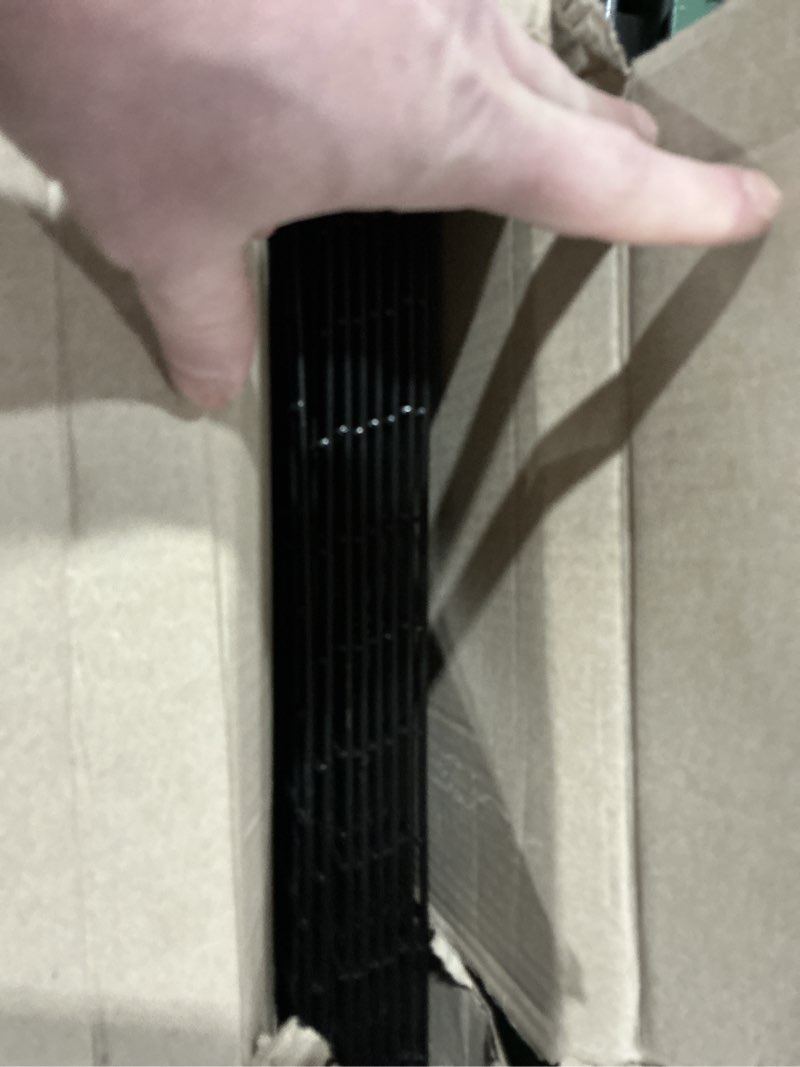 Condition photo showing As Is for Amazon Basics Durable, Foldable Metal Wire Small Dog Crate with Tray, Single Door, 24 x 18 x 20 in, Black 24 x 18 x 20 in Single Door w/ Divider