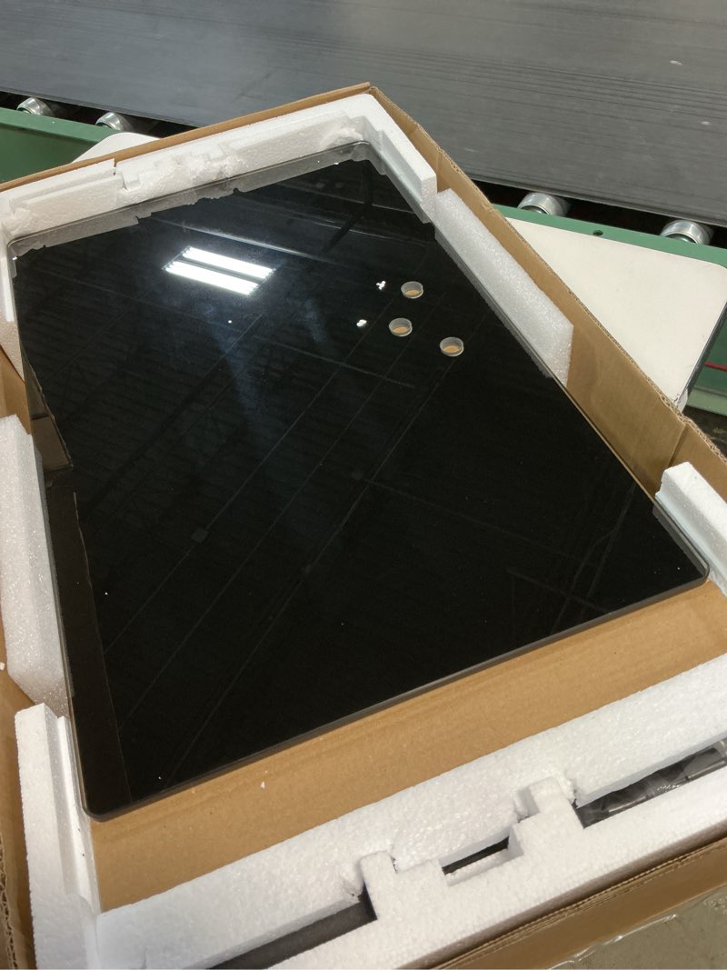 Condition photo showing Good Condition for TAVR Universal Floor TV Stand Base for 32-75 Inch TVs up to 110 Lbs with Swivel Height Adjustable Mount, Black Tempered Glass Base for Media Storage and Space Saving Black Glass Base without Power Strip