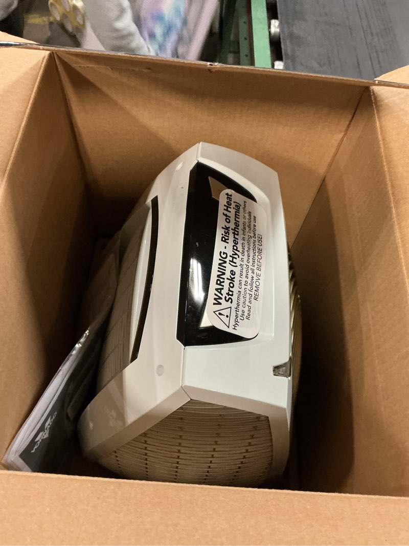 Condition photo showing As Is for Vornado AVH10+ Ice Whole Room Heater White