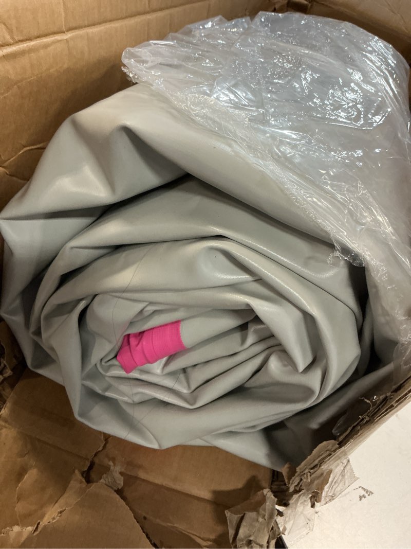 Condition photo showing As Is for 8.2ft/10ft/13ft/16ft Inflatable Gymnastics Tumbling Mat 4" Thick Air Tumble Track Training Mat with Electric Pump for Home Use/Gym/Exercise/Training/Cheerleading/Yoga/Parkour/Beach/Park/Water Blue 10ft*3.3ft*4in (3*1*0.1m)