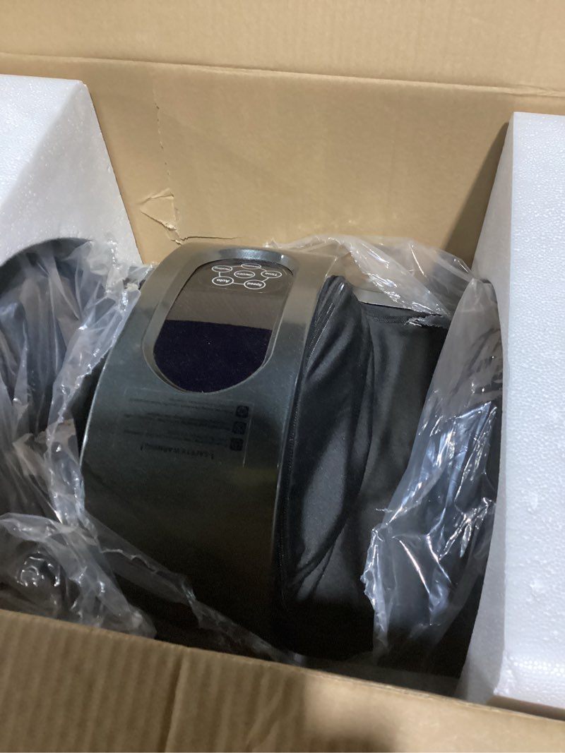 Condition photo showing New/Like New for Best Choice Products Foot Massager Machine Shiatsu Leg Massager, Therapeutic Reflexology Calf Massager w/Blood Circulation, Nerve Pain, Deep Kneading, High-Intensity Rollers - Satin Black