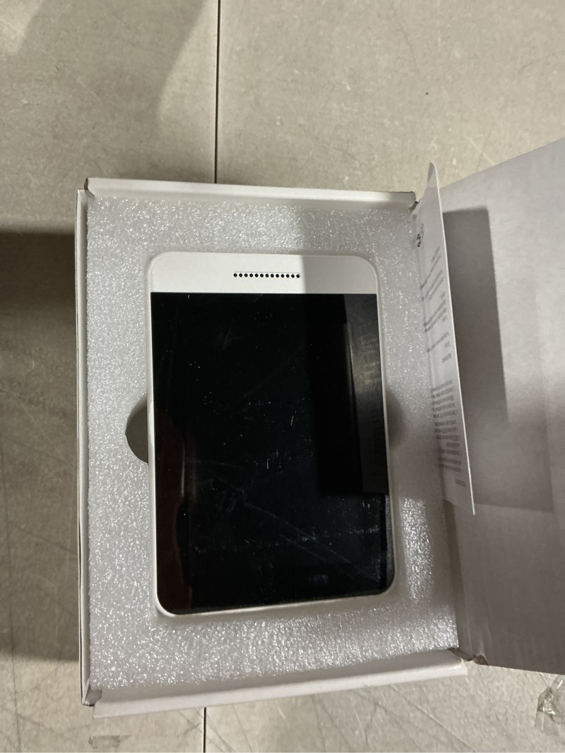 Condition photo showing As Is for air quality monitor 5-in-1 air quality monitor, co2 tvoc hcho detector for co2, tvoc, hcho lcd display temperature humidity