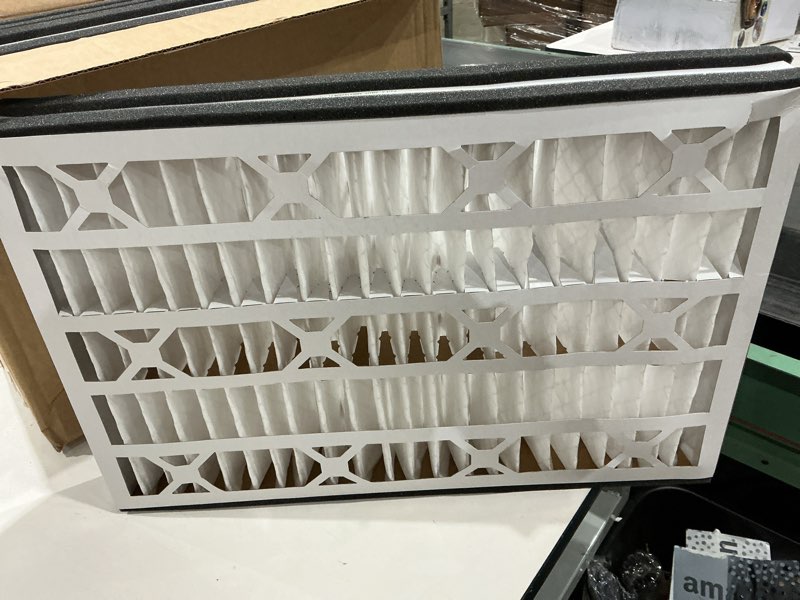aerostar 16x25x3 merv 11 ac furnace air filter, pleated hvac filter, mpr 1000 fpr 7, allergen defense, 3-pack, made in usa