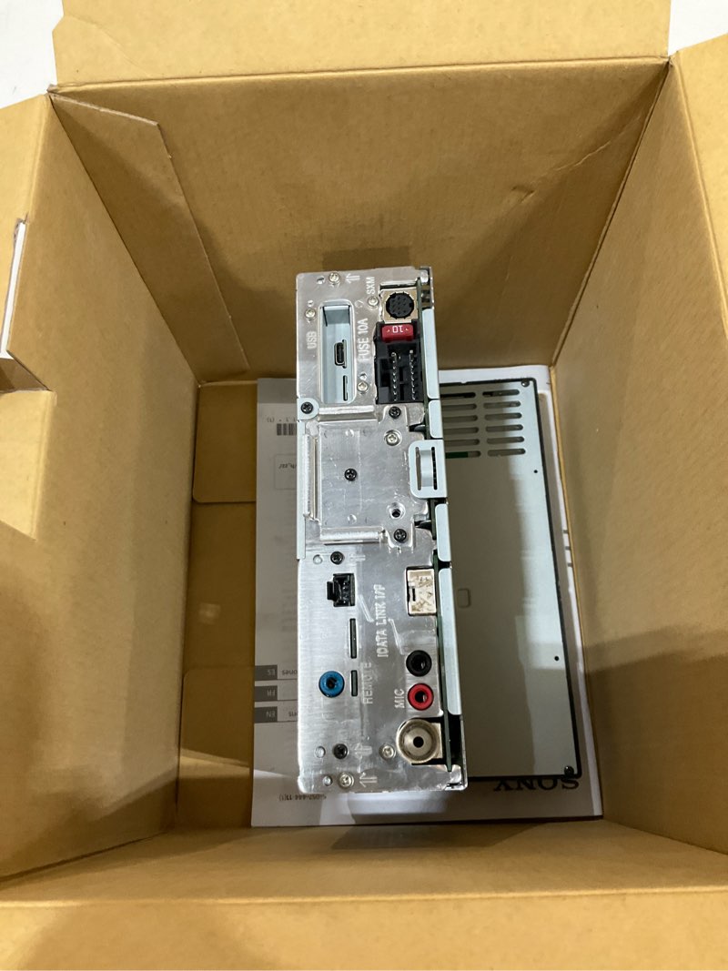 Condition photo showing As Is for sony xav-ax3700 7-inch multimedia receiver with apple carplay & maestro ready xavax3700