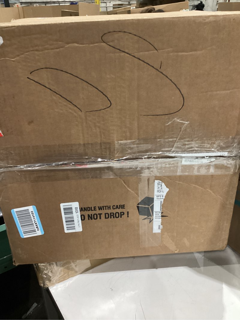 Condition photo showing Good Condition for IRIS USA Ornament Storage Box with Attached Lid, Stores 75 Ornaments per Bin, 2-Pack, Stackable Durable Christmas Storage Organization Container Bin for Holiday Decorations and Accessories, Clear/Red 60 Qt. - 2 Pack Winged Lid