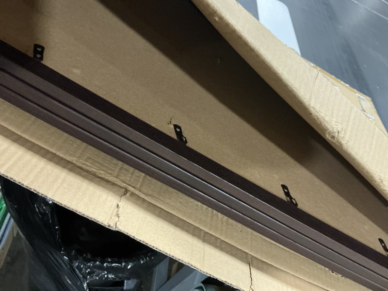 Condition photo showing Good Condition for 16x24 frame set of 3, dark brown wood grain 16x24 poster frame for gallery wall mounting (3 pack,walnut) 16x24 - 3 pack walnut