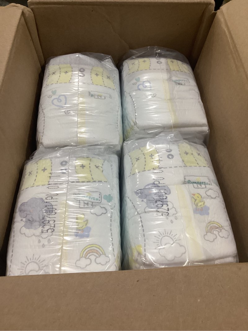 Condition photo showing New/Like New for pampers swaddlers diapers, size 0 (up to 10 lbs), 140 count, absorbent, keeps baby dry and comfortable, skin safe disposable baby diaper (packaging may vary) newborn 140