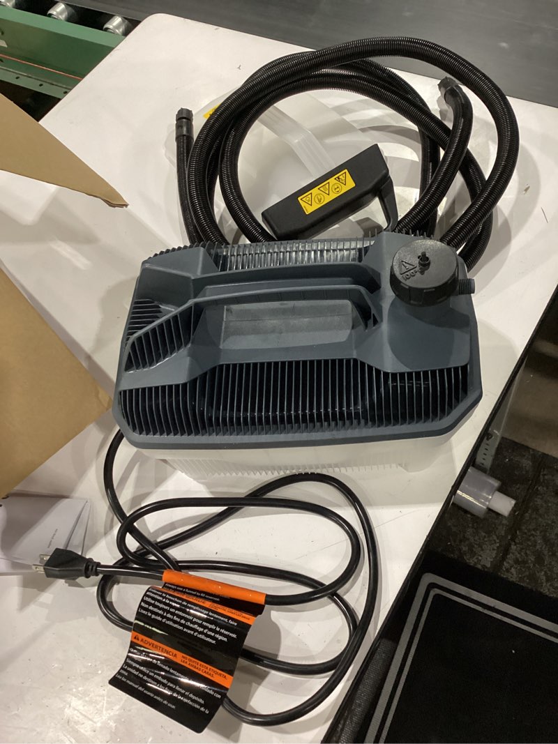 Condition photo showing New/Like New for wagner spraytech 2439019 725 wallpaper steamer, steam cleaner for easy wallpaper removal, 2 steam plates included