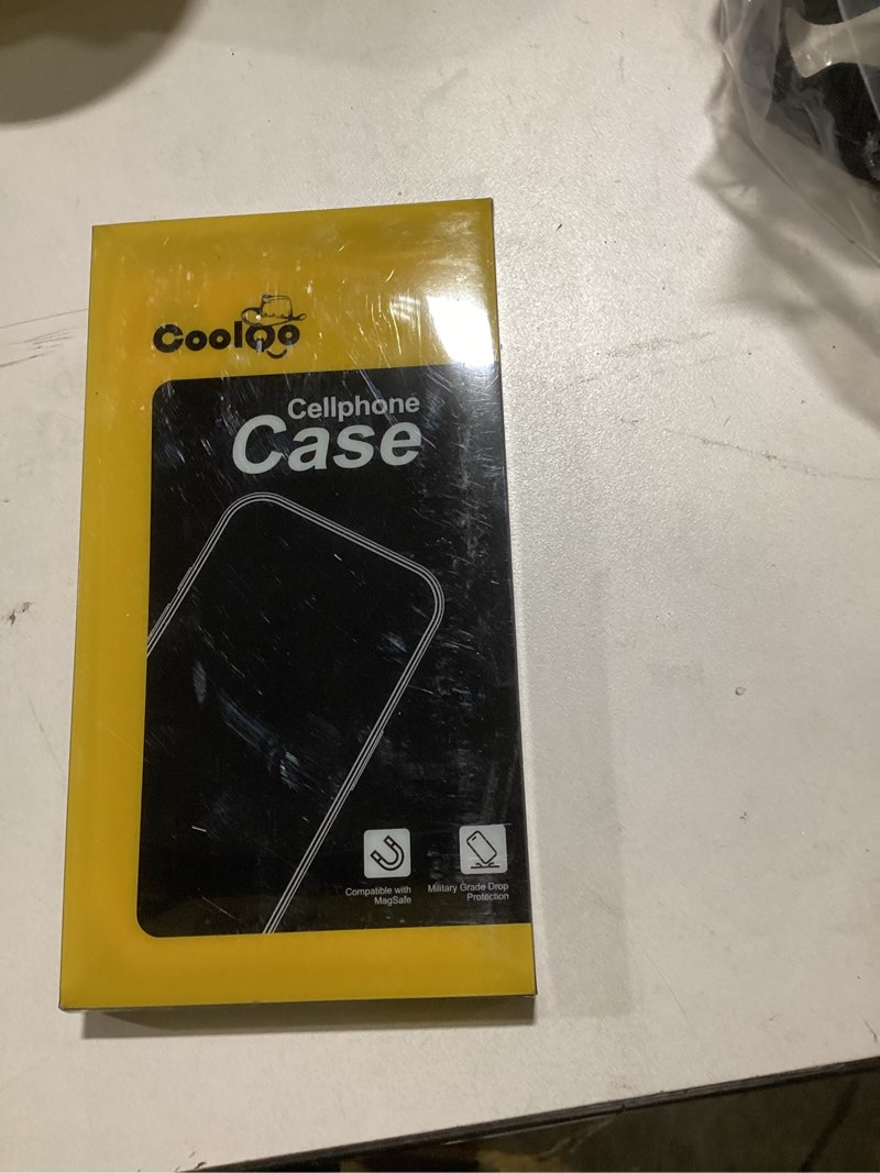 COOLQO Magnetic for iPhone 15 Case [Military Protection] Full-Body Soft Gild TPU Shockproof Rugged M