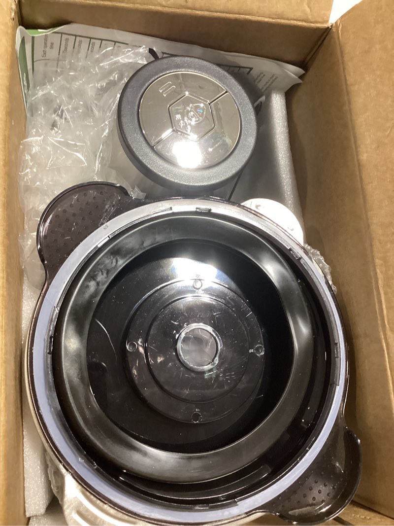 Condition photo showing Good Condition for 3-speed electric food processor: meat grinder, vegetable chopper & baby food maker - 300w, 2 bowls (8 cup stainless steel+8 cup glass), quiet operation