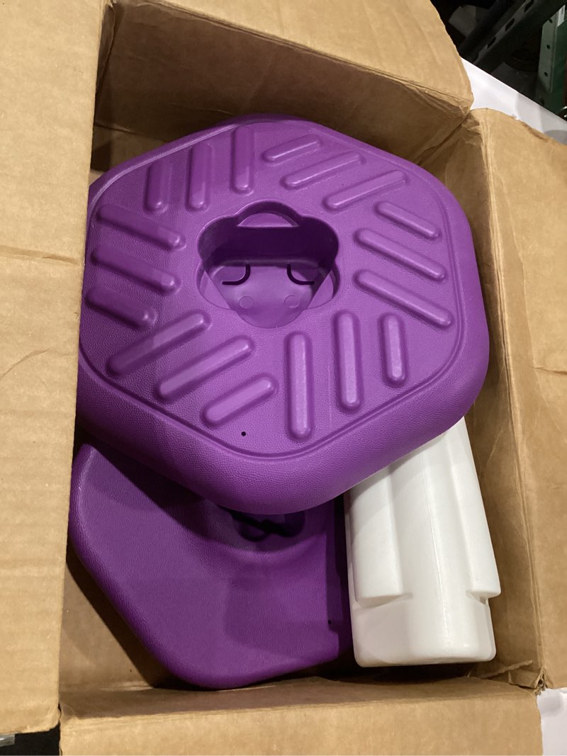 Condition photo showing Good Condition for vevor kids wobble chair, active chair with sponge cushion, wobble stool improves focus, posture and calm children, ideal for schools and home, age 7-14, purple purple 13.4 × 12.6 × 17.7 in