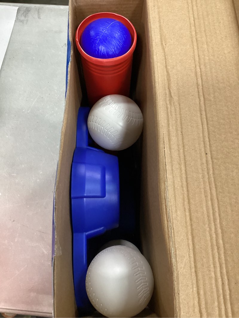 Condition photo showing Good Condition for toy life t-ball set for toddlers ages 3-5 – kids baseball set with bat, tee and 6 balls – outside toys & birthday gift for 3, 4, 5, 6, 7, 8 year old boys tee & bat