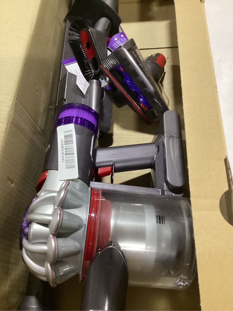 Condition photo showing As Is for Dyson V8 Plus Cordless Vacuum, Silver/Nickel