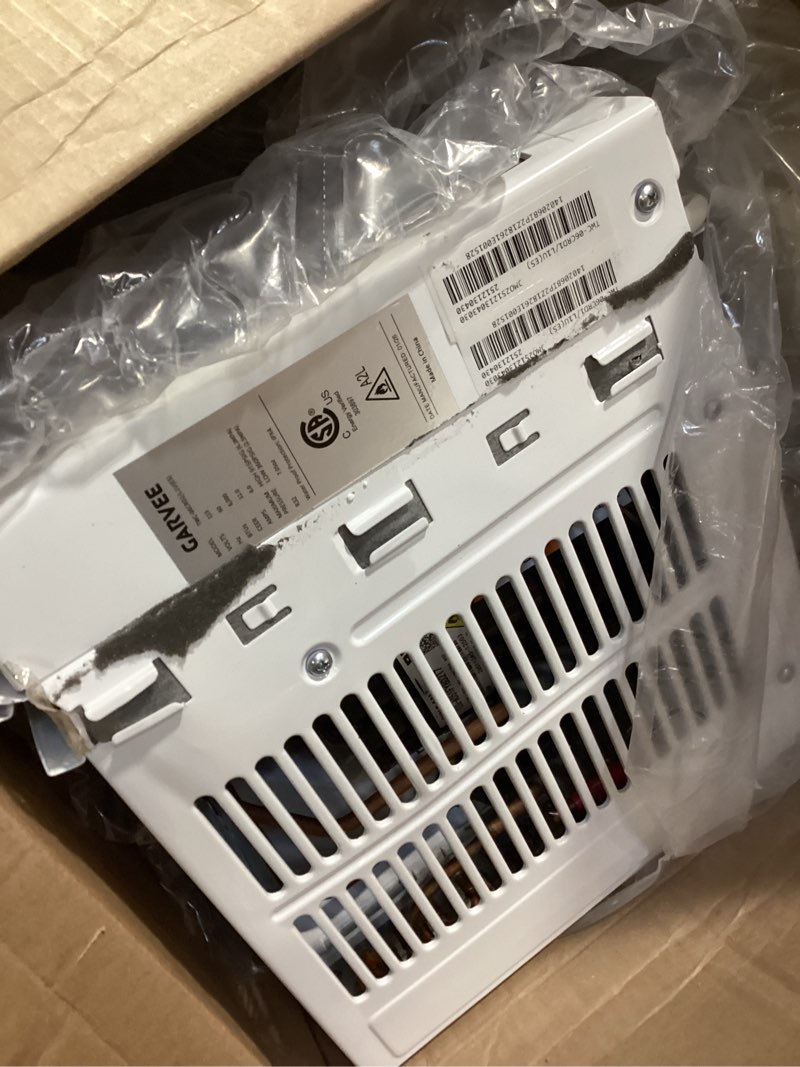 Condition photo showing As Is for window air conditioner, 6000 btu compact ac unit, energy saving window ac, smart ac with 3 modes cool dry fan speed control,cools up to 300 sq.ft,115v mini air conditioner for bedroom,office,home