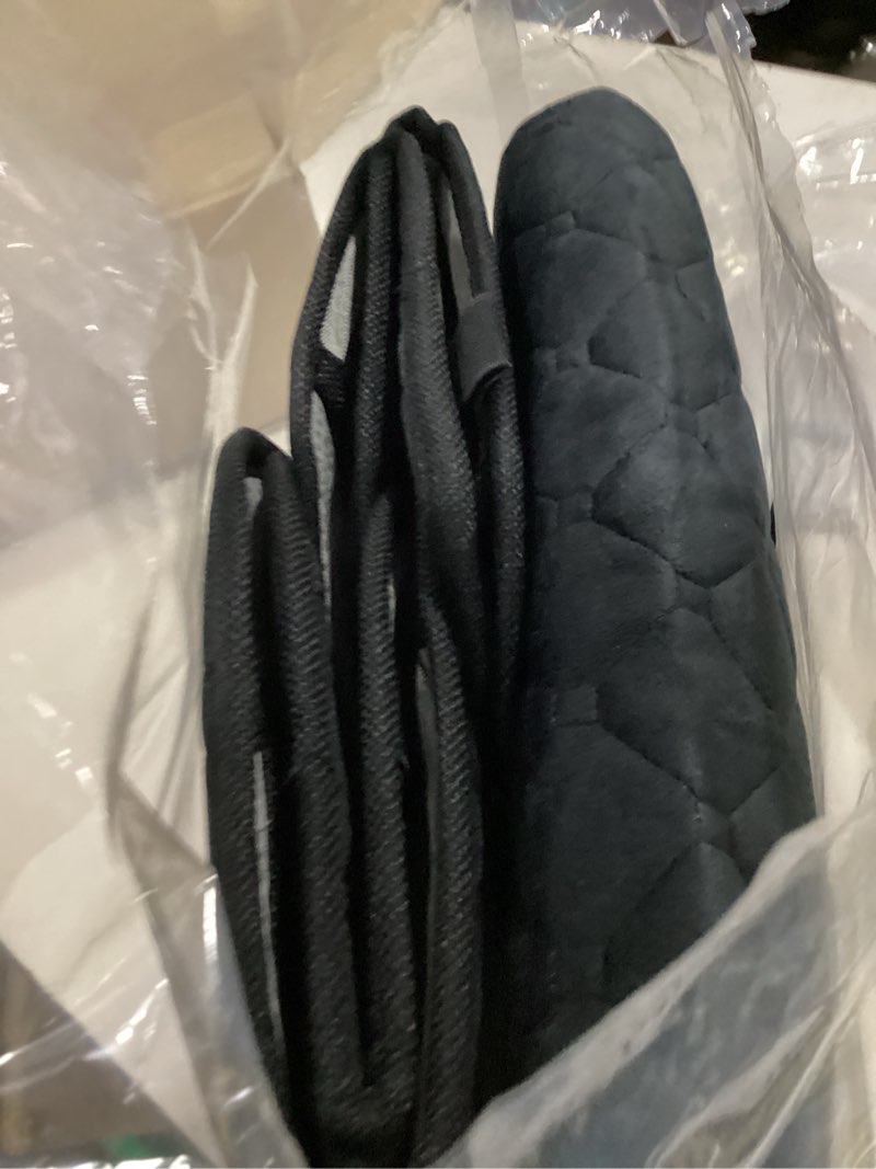 Condition photo showing Good Condition for surpassme car seat covers universal seat covers for car accessories with storage pockets, car front seat covers and rear bench coverfor automotive, suv, truck, and van(black) black 2 front seat covers & 1 rear bench seat cover