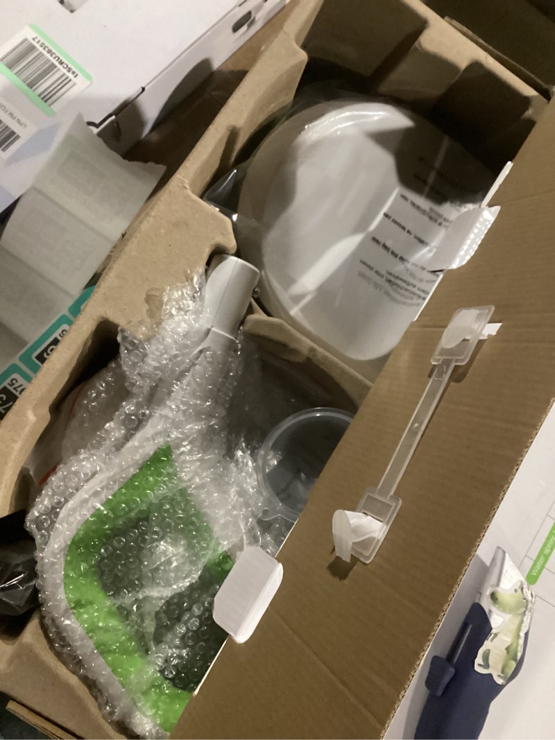 Condition photo showing Good Condition for AlfaBot Cordless Electric Mop for Floor Cleaning, Dual Spin Mop with LED Headlight /Water Spray/Self-Propelled,Clean up to 2700 ft²,Rechargeable Electric Mops with Big Water Tank for Multi Floors