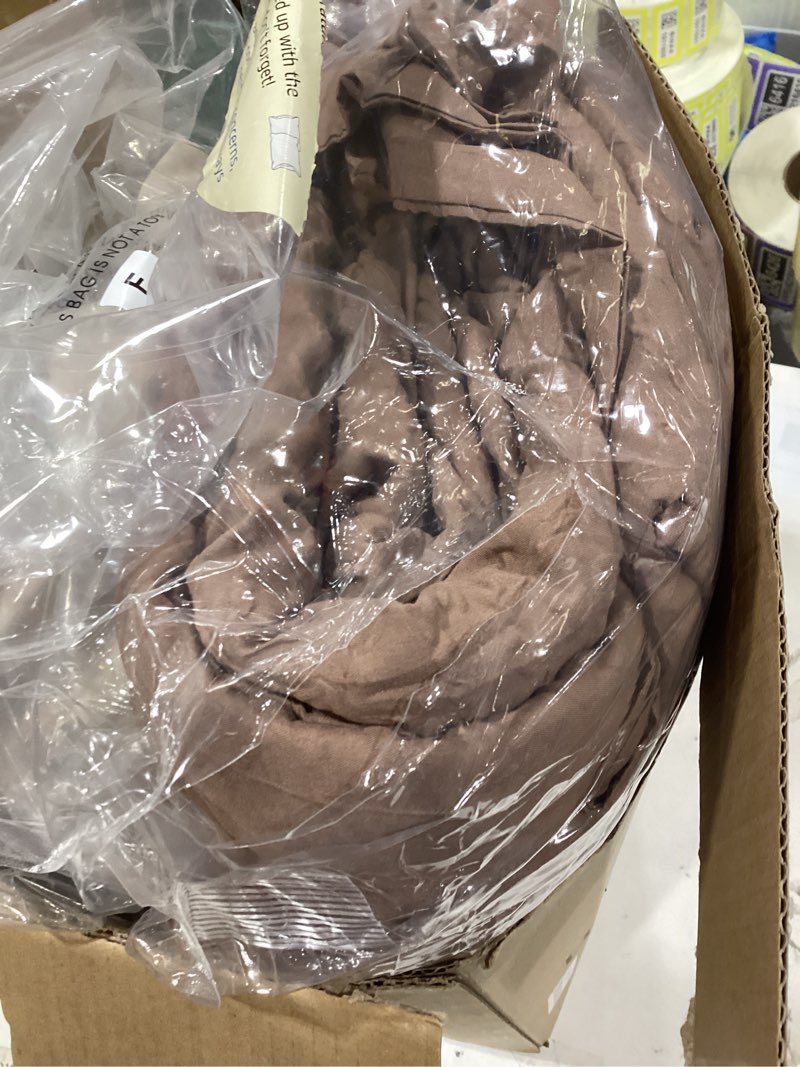 Condition photo showing Good Condition for Geniospin Full Size Comforter Set - Brown Textured Bedding Sets Full 7 Pieces, Bed in A Bag with Com