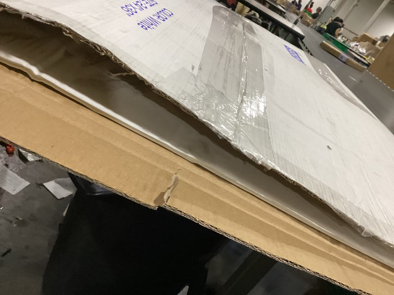 Condition photo showing As Is for satech sticky/tacky/adhesive mat 24" x 36" white (case of 4 mats,30 sheets each) for cleanroom laboratory hospital construction pets