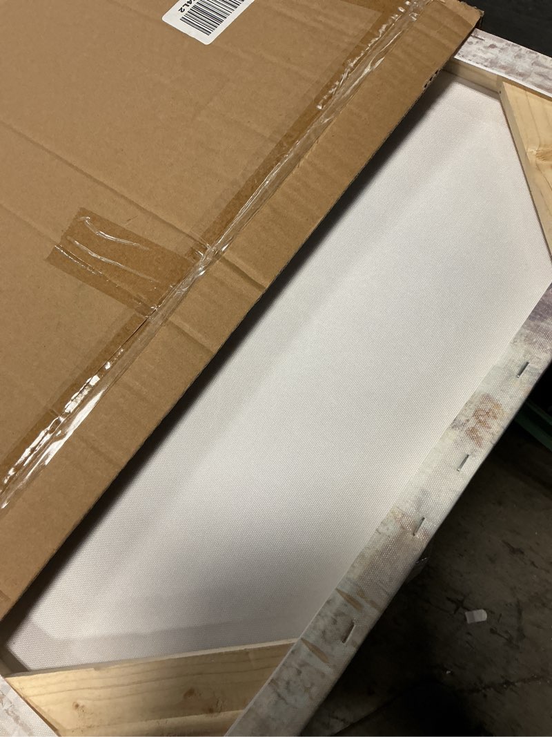 Condition photo showing Good Condition for Yihui Arts Tree Of Life Canvas Wall Art Hand Painted Grey White Beige Paintings Modern Abstract Forest Pictures Artwork for Living Room Bedroom Office Decoration 28"L x 20"W Tree of Life