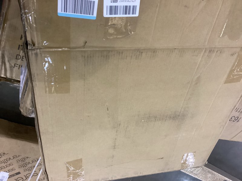 Condition photo showing As Is for ECOTRIC Front Lower Bumper Valance Panel Compatible with 2017 2018 2019 F250 F350 F450 F550 2WD Ford Super Duty HC3Z-17626-AD, HC3Z17626AD, FO1095272, GNT56215066 Front Bumper Air Dam Deflector